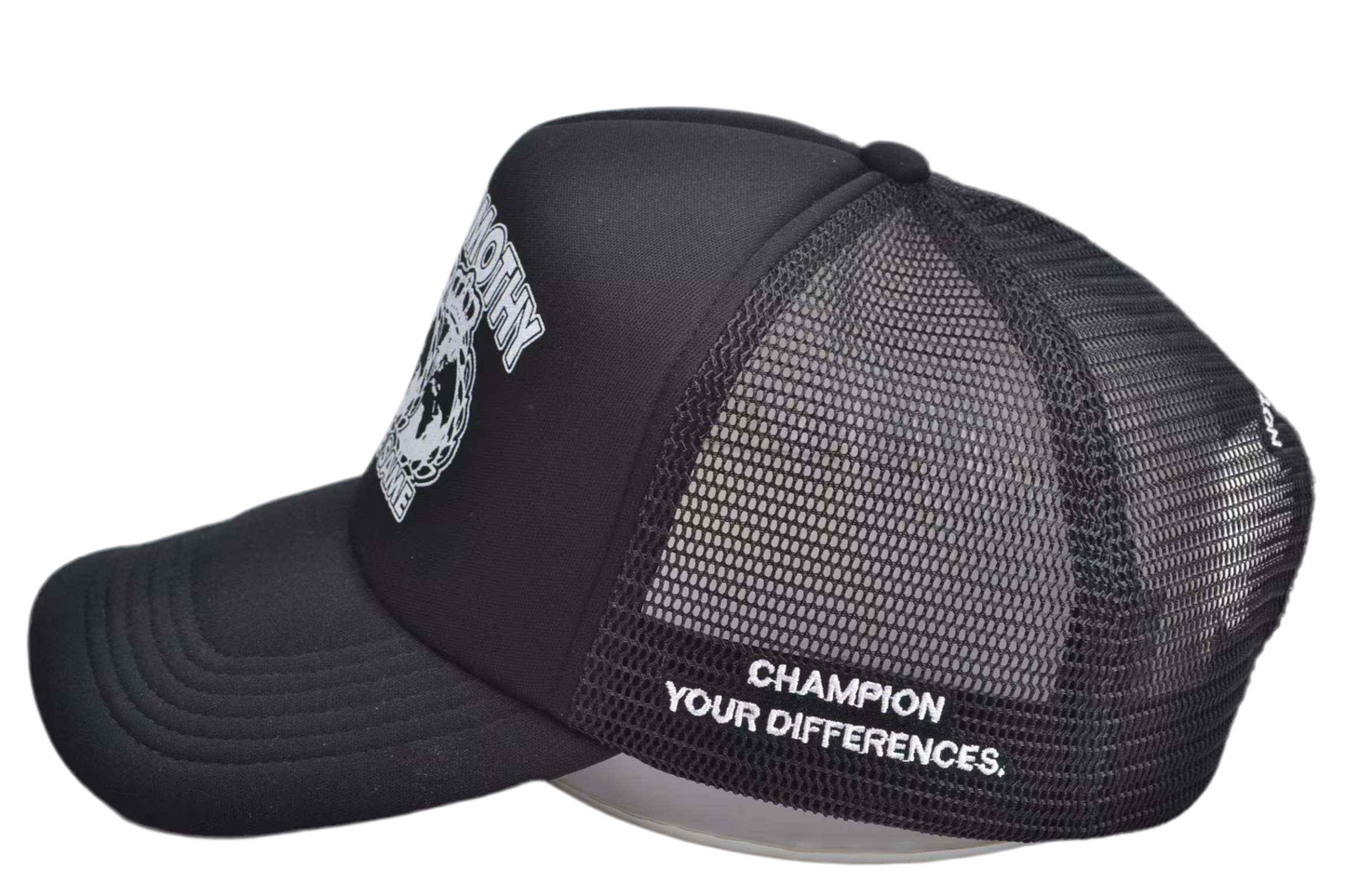 GLOBAL TRUCKER CAP - BLACK