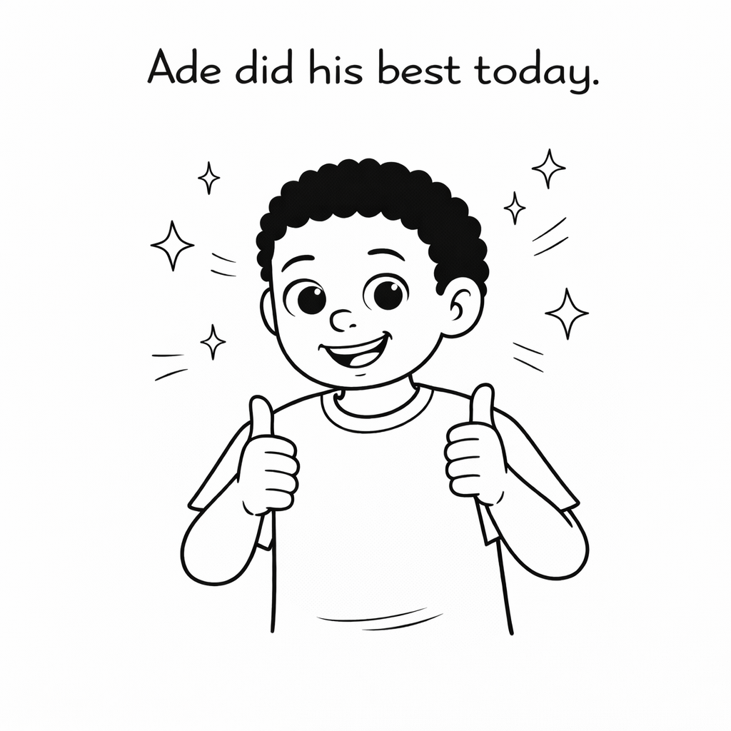 AUTISTIC ADE'S SCHOOL ADVENTURE COLOURING BOOK