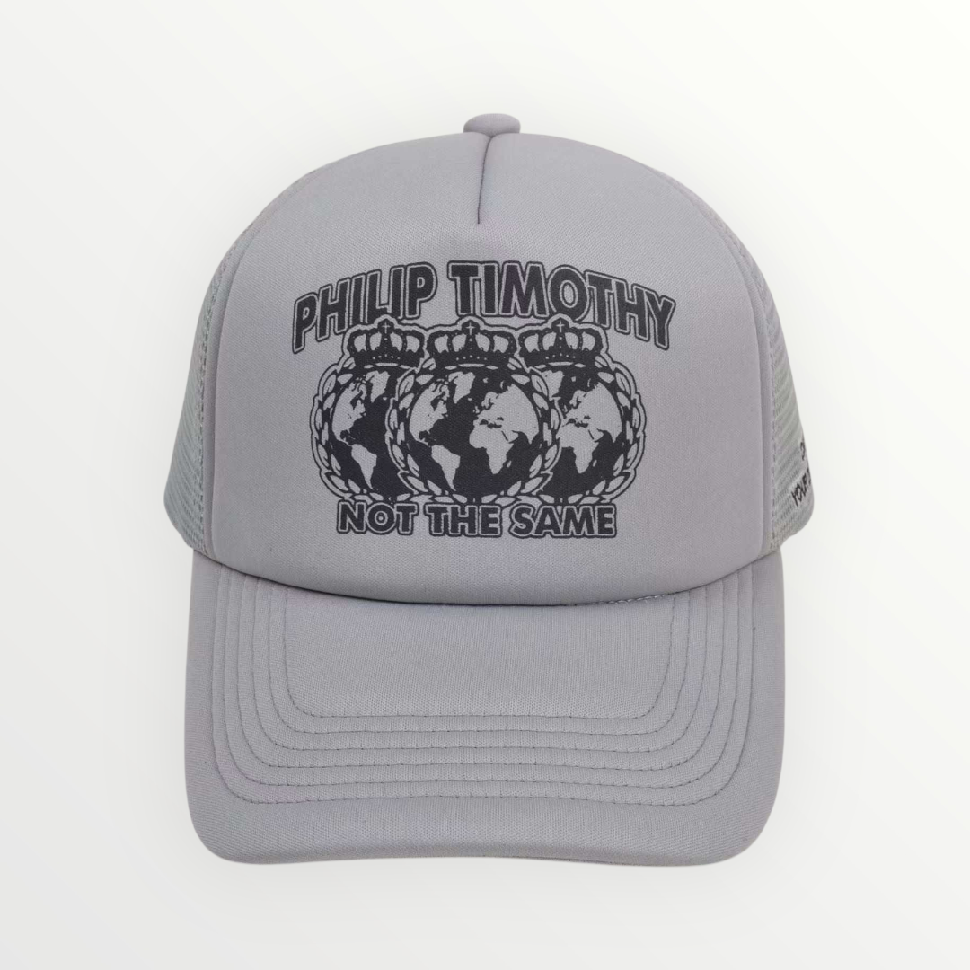 GLOBAL TRUCKER CAP - GREY