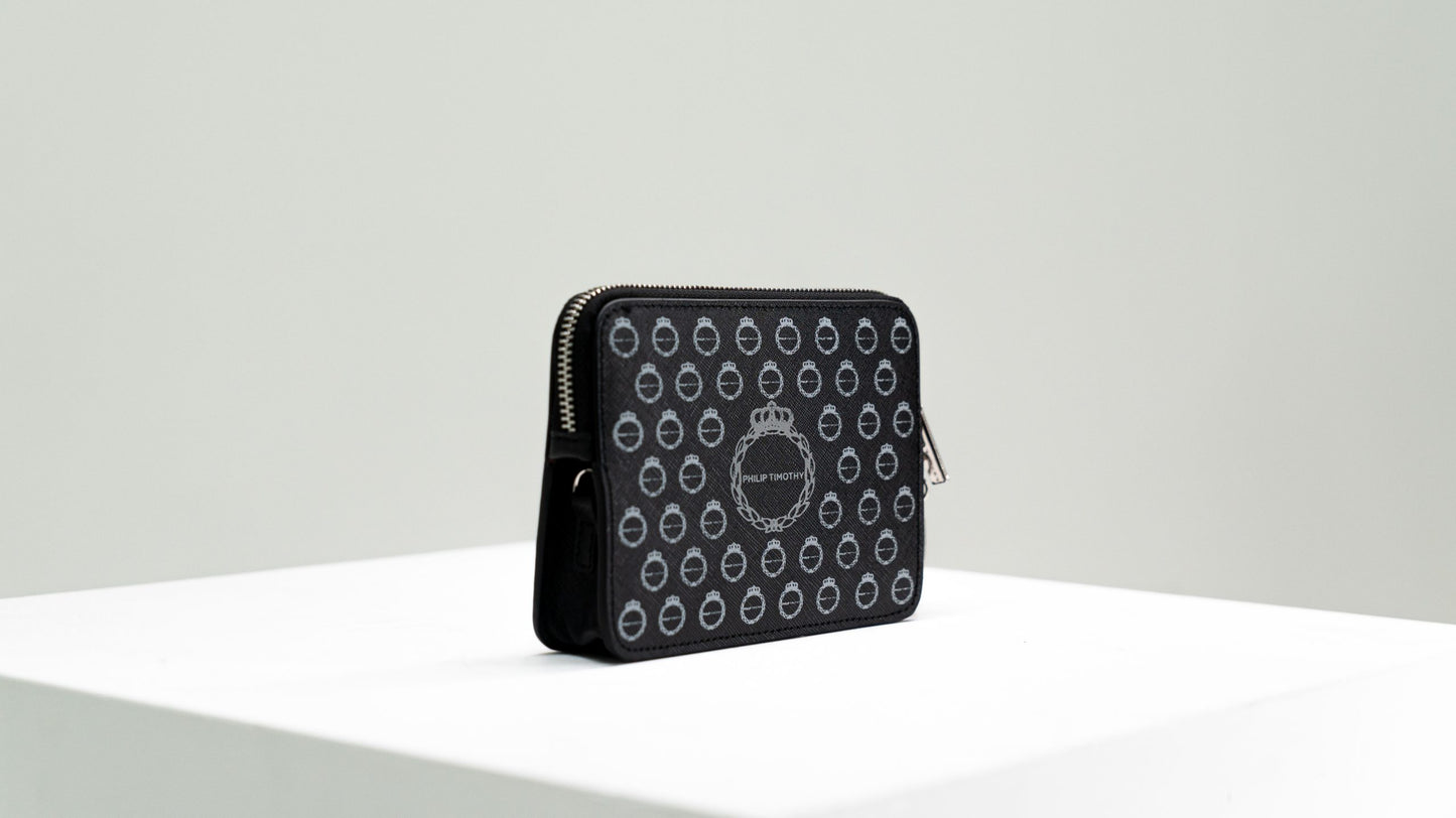 CREST REFLECTIVE BAG BLACK 1.0