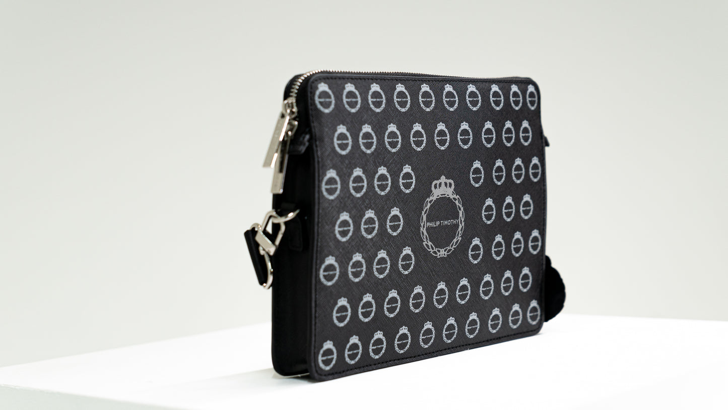 CREST REFLECTIVE BAG BLACK 2.0