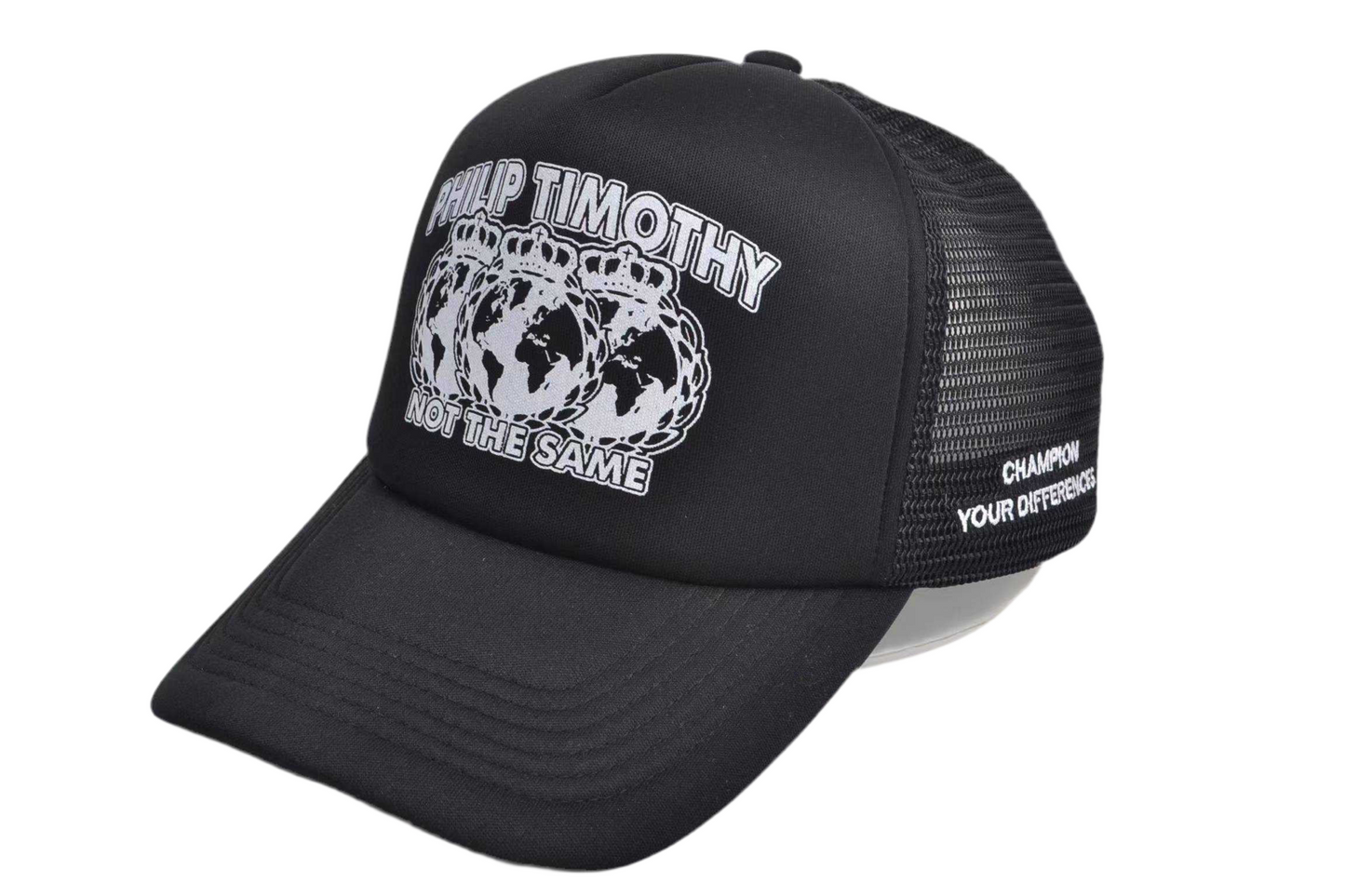 GLOBAL TRUCKER CAP - BLACK