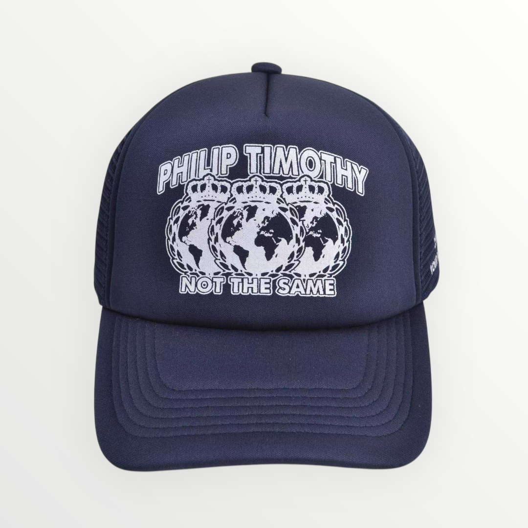 GLOBAL TRUCKER CAP - BLUE