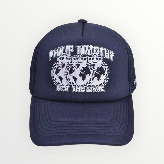 GLOBAL TRUCKER CAP - BLUE