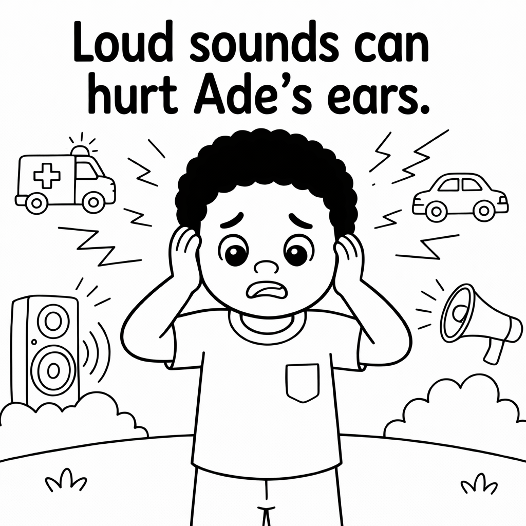 AUTISTIC ADE'S SUPER SENSES ADVENTURE COLOURING BOOK