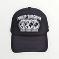 GLOBAL TRUCKER CAP - BLACK