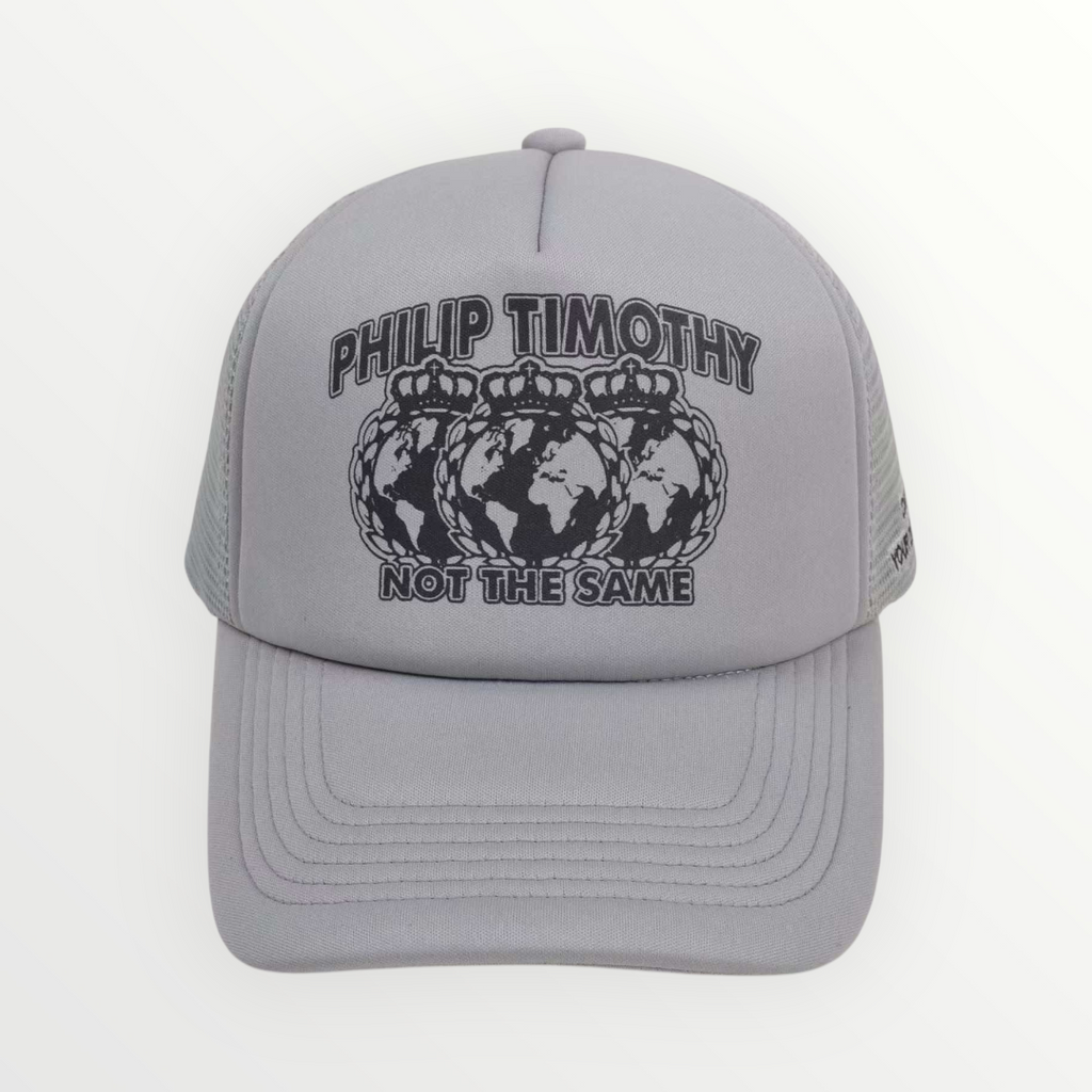 GLOBAL TRUCKER CAP - GREY