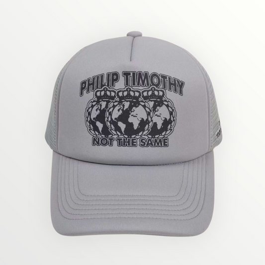 GLOBAL TRUCKER CAP - GREY