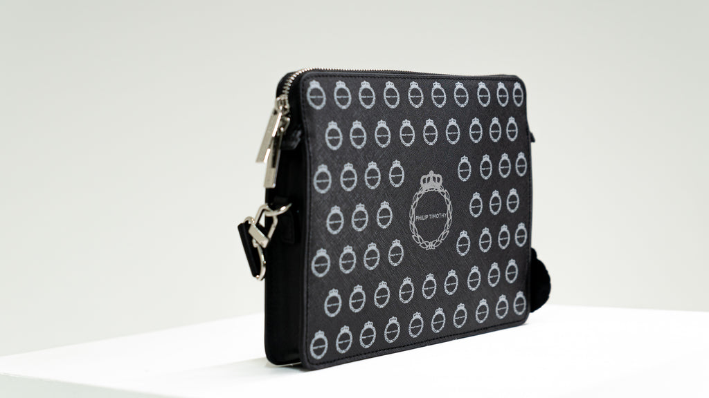 CREST REFLECTIVE BAG BLACK 2.0